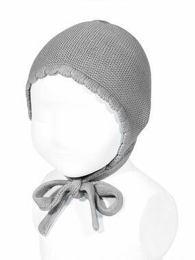 NWT ESPAÑA CONDOR Moss Stitch Cotton Bonnet